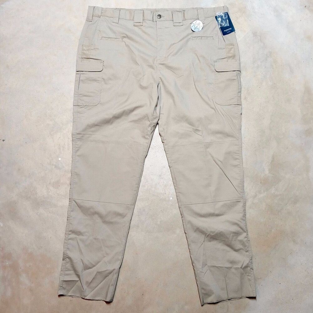 NWT Propper Men's Kinetic Tan Khaki Tactical Cargo Pants - Size 52x37 (Unhemmed)
